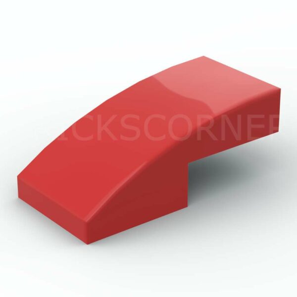 LEGO® Pente Courbe 2 x 1 x 2/3 - 11477 - Rouge