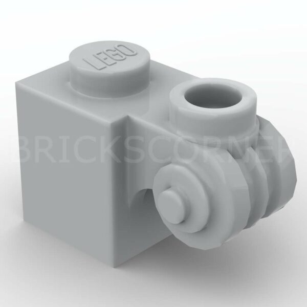 LEGO® Brique Modifiée 1 x 1 avec Ornement - 20310 - Medium Stone Gray