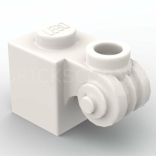 LEGO® Brique Modifiée 1 x 1 avec Ornement - 20310 - Blanc