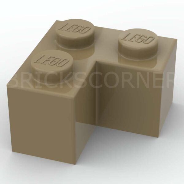 LEGO® Brique 2 x 2 Angle / Coin - 2357 - Beige Foncé