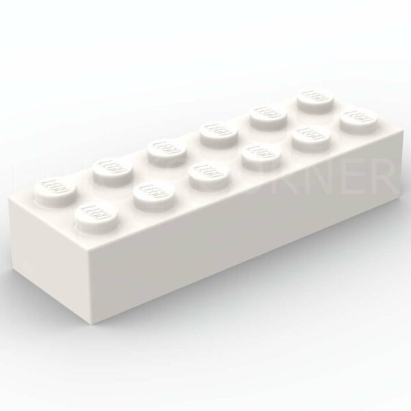 LEGO® Brique 2 x 6 - 2456 - Blanc