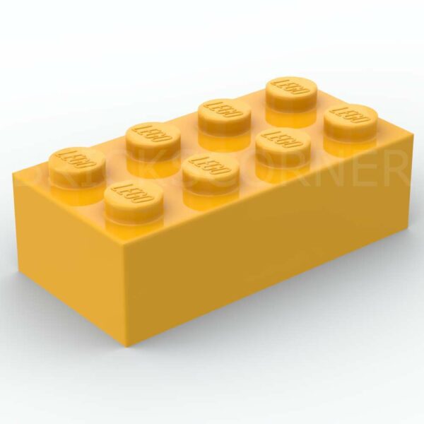 LEGO® Brique 2 x 4 - 3001 - Orange Clair