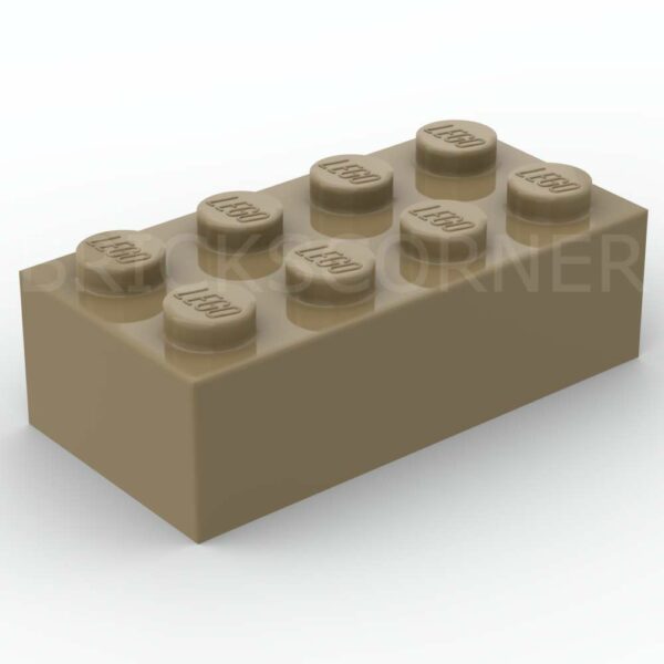 LEGO® Brique 2 x 4 - 3001 - Beige Foncé