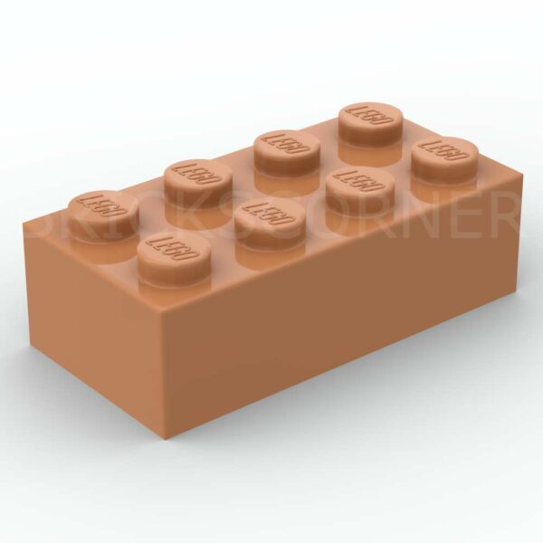 LEGO® Brique 2 x 4 - 3001 - Nougat Moyen