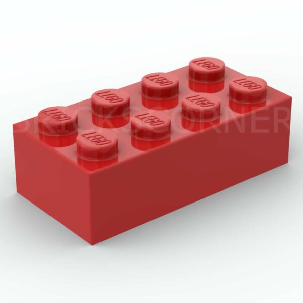 LEGO® Brique 2 x 4 - 3001 - Rouge