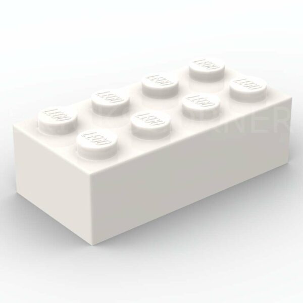 LEGO® Brique 2 x 4 - 3001 - Blanc