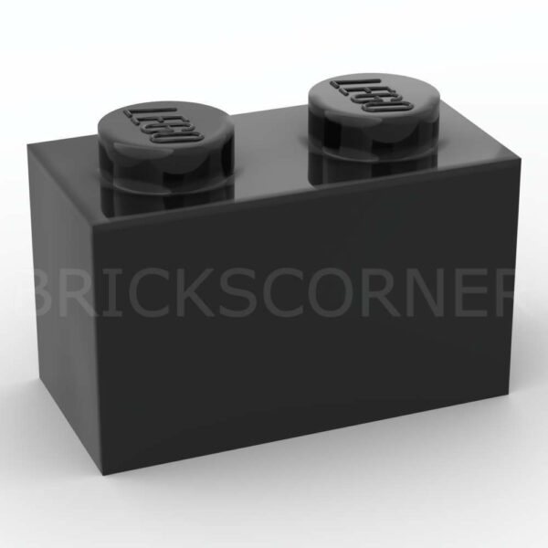 LEGO® Brique 1 x 2 - 3004 - Noir