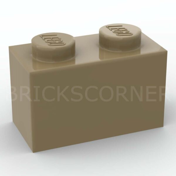 LEGO® Brique 1 x 2 - 3004 - Beige Foncé