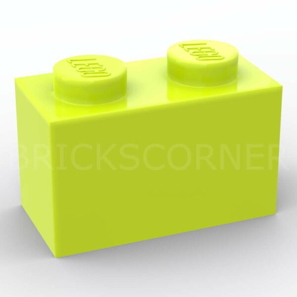 LEGO® Brique 1 x 2 - 3004 - Lime