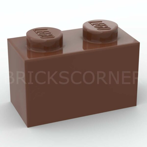 LEGO® Brique 1 x 2 - 3004 - Brun