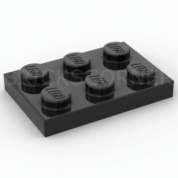 LEGO® Plaque 2 x 3 - 3021 - Noir