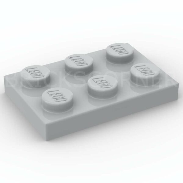 LEGO® Plaque 2 x 3 - 3021 - Medium Stone Gray
