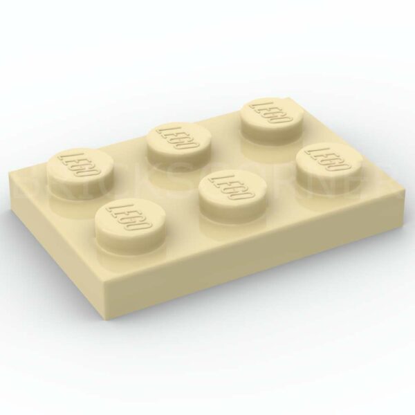LEGO® Plaque 2 x 3 - 3021 - Beige