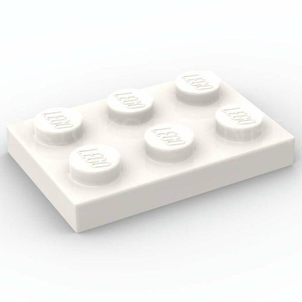 LEGO® Plaque 2 x 3 - 3021 - Blanc