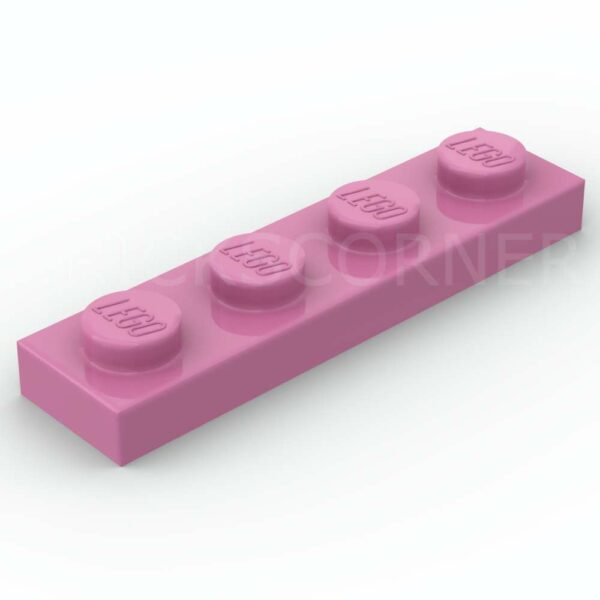 LEGO® Plaque 1 x 4 - 3710 - Rose Foncé