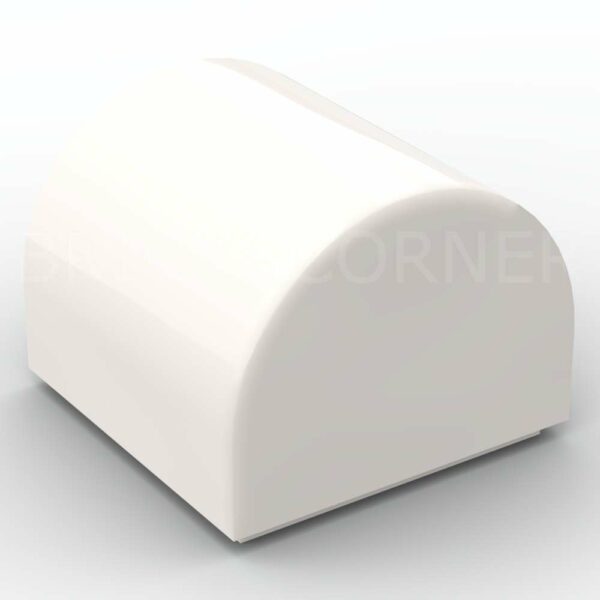 LEGO® Pente Courbe 1 x 1 Double - 49307 - Blanc