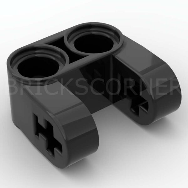 LEGO® Technic Connecteur Perpendiculaire Renforcé Double Pin et Axe - 69819 - Noir