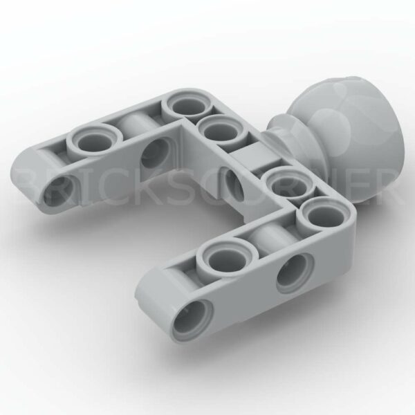 LEGO® Technic Bras de Structure avec Niche pour Transmission - 92910 - Medium Stone Gray