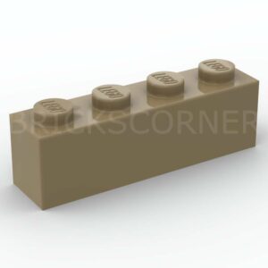LEGO® Brique 1 x 4 - 3010 - Beige Foncé