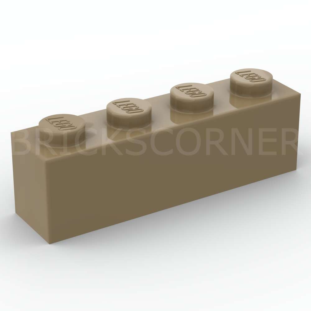 LEGO® Brique 1 x 4 - 3010 - Beige Foncé