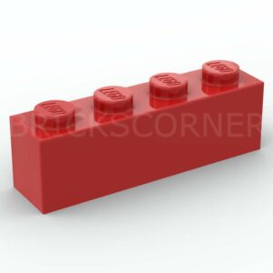 LEGO® Brique 1 x 4 - 3010 - Rouge