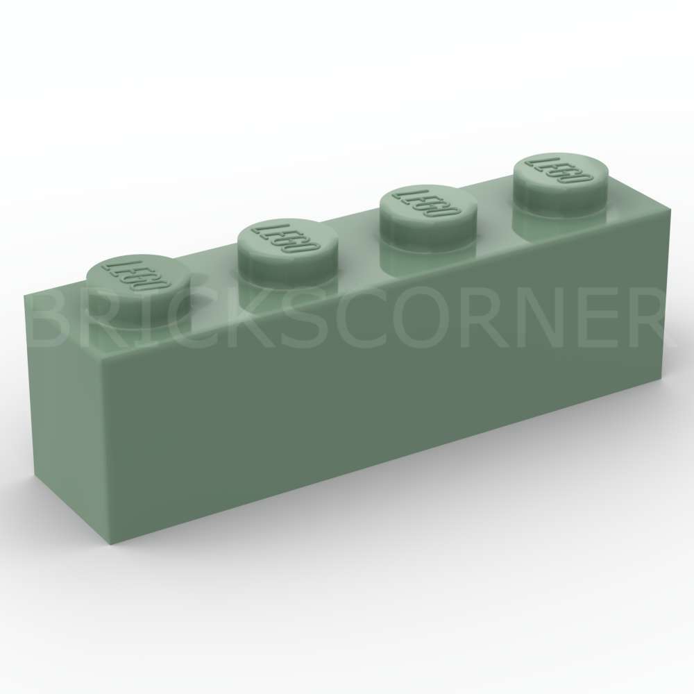 LEGO® Brique 1 x 4 - 3010 - Vert Sable