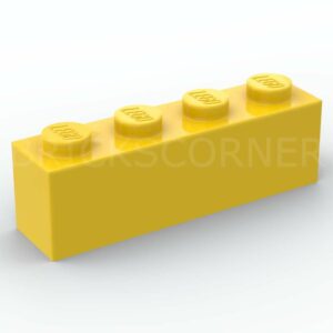 LEGO® Brique 1 x 4 - 3010 - Jaune