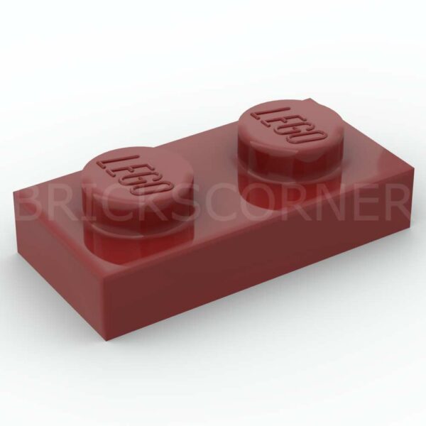 LEGO® Plaque 1 x 2 - 3023 - Rouge Foncé