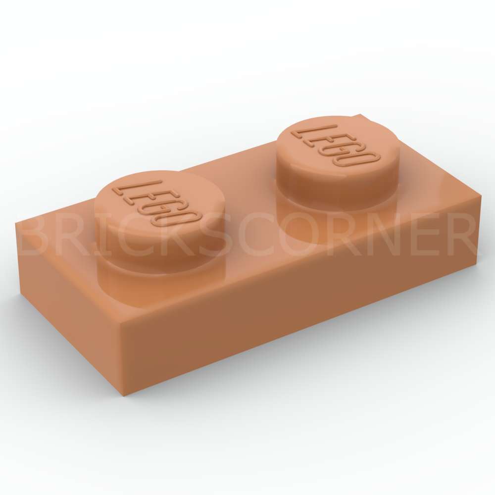 LEGO® Plaque 1 x 2 - 3023 - Medium Nougat