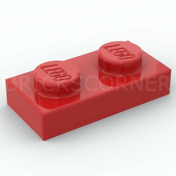 LEGO® Plaque 1 x 2 - 3023 - Rouge