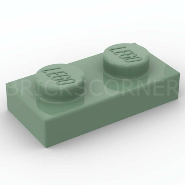 LEGO® Plaque 1 x 2 - 3023 - Vert Sable