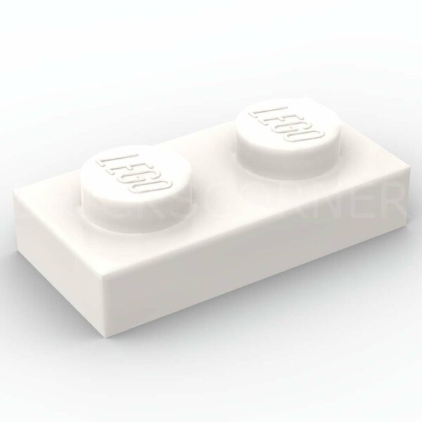 LEGO® Plaque 1 x 2 - 3023 - Blanc