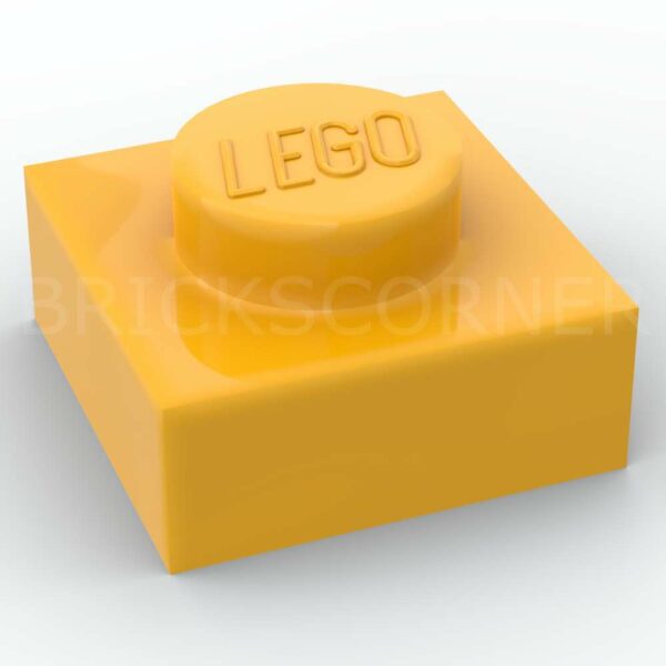 LEGO® Plaque 1 x 1 - 3024 - Orange Clair