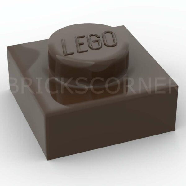 LEGO® Plaque 1 x 1 - 3024 - Brun Foncé