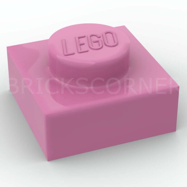 LEGO® Plaque 1 x 1 - 3024 - Rose Foncé