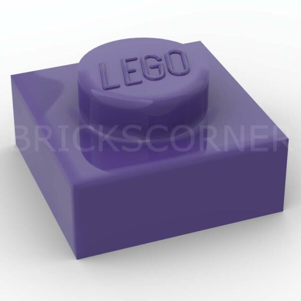 LEGO® Plaque 1 x 1 - 3024 - Violet Foncé