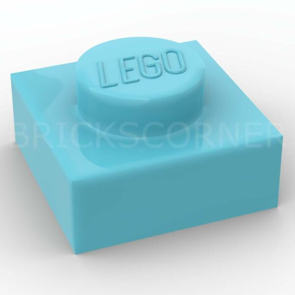 LEGO® Plaque 1 x 1 - 3024 - Azur Moyen