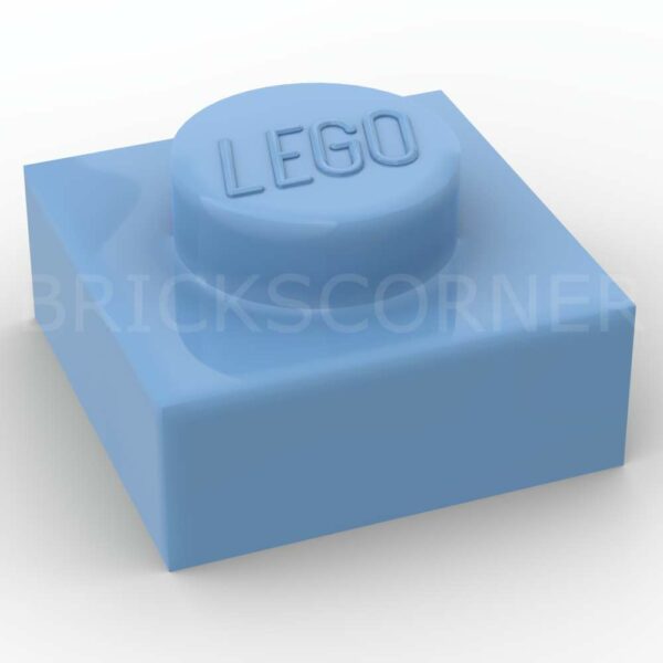 LEGO® Plaque 1 x 1 - 3024 - Bleu Moyen
