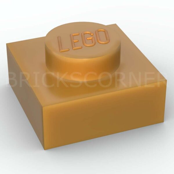 LEGO® Plaque 1 x 1 - 3024 - Doré