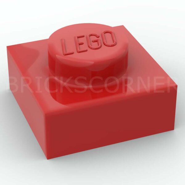 LEGO® Plaque 1 x 1 - 3024 - Rouge