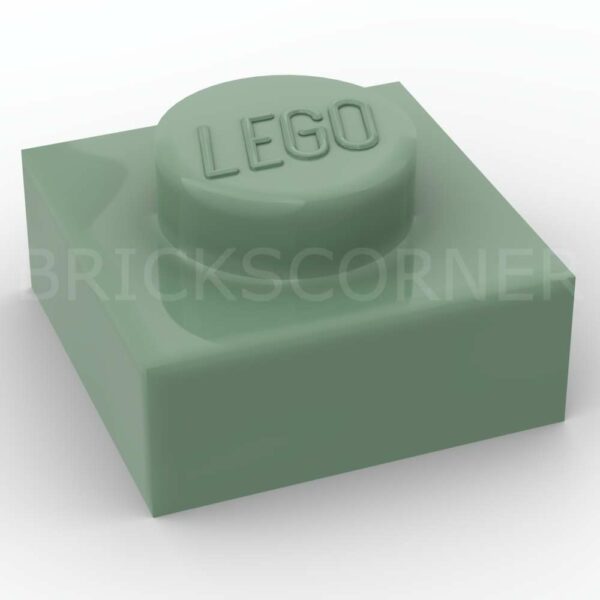 LEGO® Plaque 1 x 1 - 3024 - Vert Sable