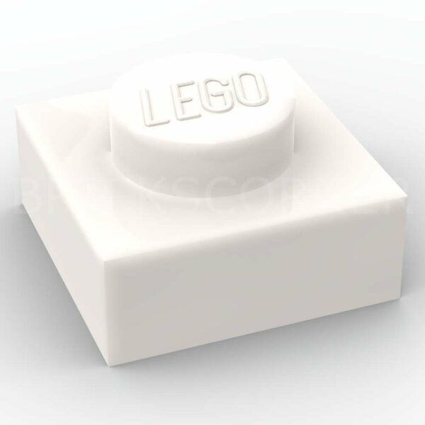 LEGO® Plaque 1 x 1 - 3024 - Blanc