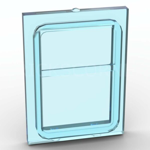 LEGO® Vitre / Fenêtre de Porte de Train avec Rebord - 35157 - Bleu Clair Transparent