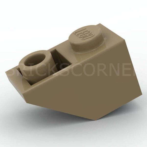 LEGO® Pente Inversée 45° 2 x 1 - 3665 - Beige Foncé