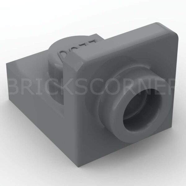LEGO® Support Perpendiculaire / Bracket 1 x 1 - 1 x 1 Inversé - 36840 - Dark Stone Gray