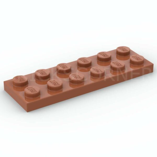 LEGO® Plaque 2 x 6 - 3795 - Orange Foncé