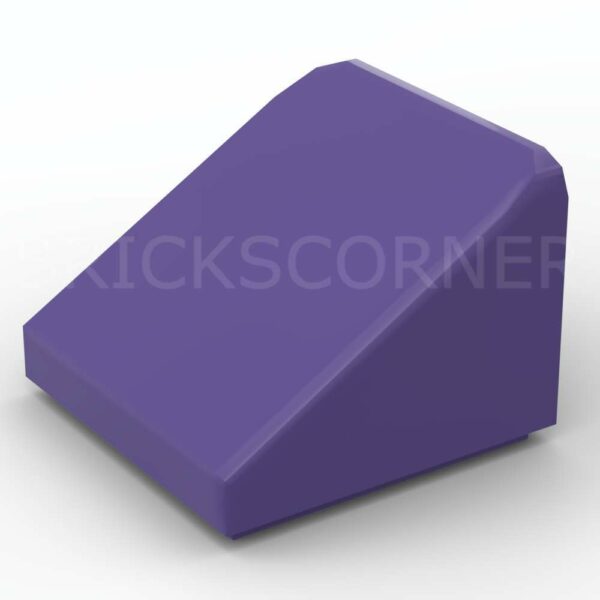 LEGO® Pente 30° 1 x 1 x 2/3 - 54200 - Violet Foncé