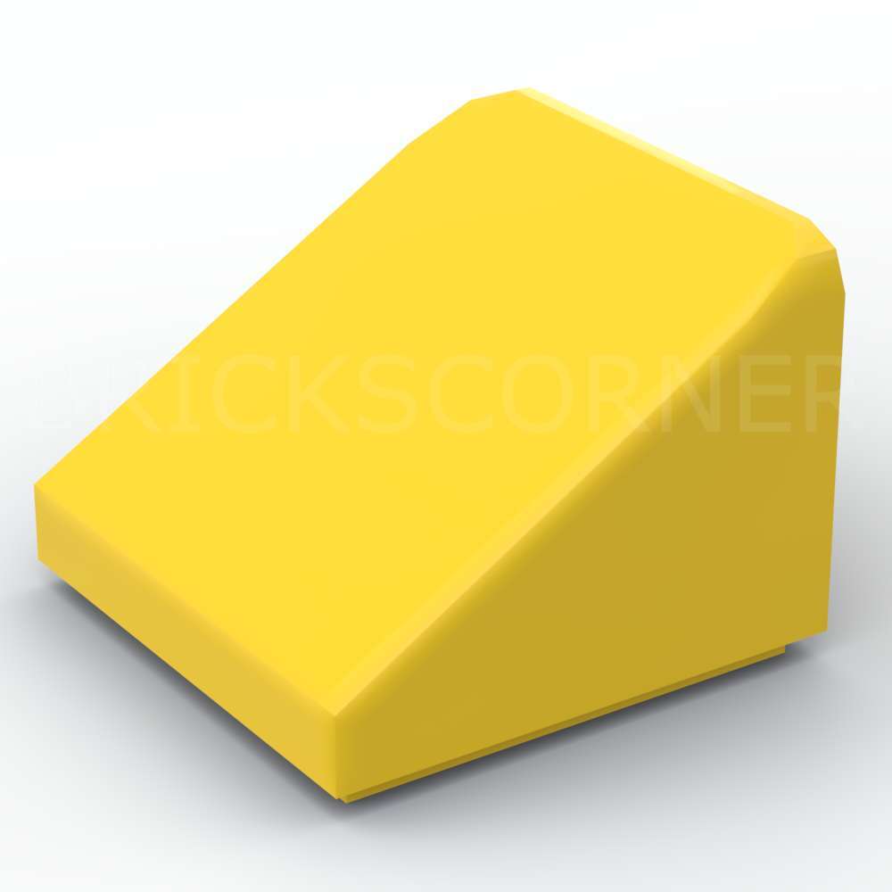 LEGO® Pente 30° 1 x 1 x 2/3 - 54200 - Jaune