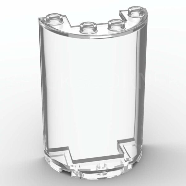 LEGO® Demi Cylindre 2 x 4 x 5 - 85941 - Transparent