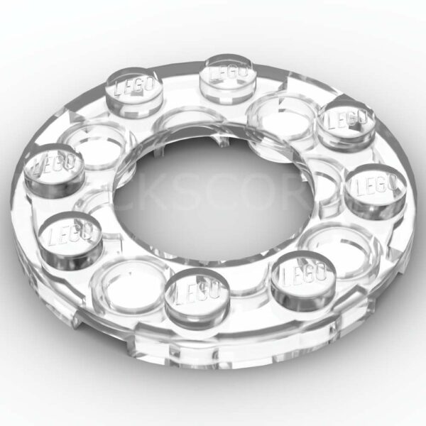 LEGO® Plaque Ronde 4 x 4 avec Trou 2 x 2 - 11833 - Transparent
